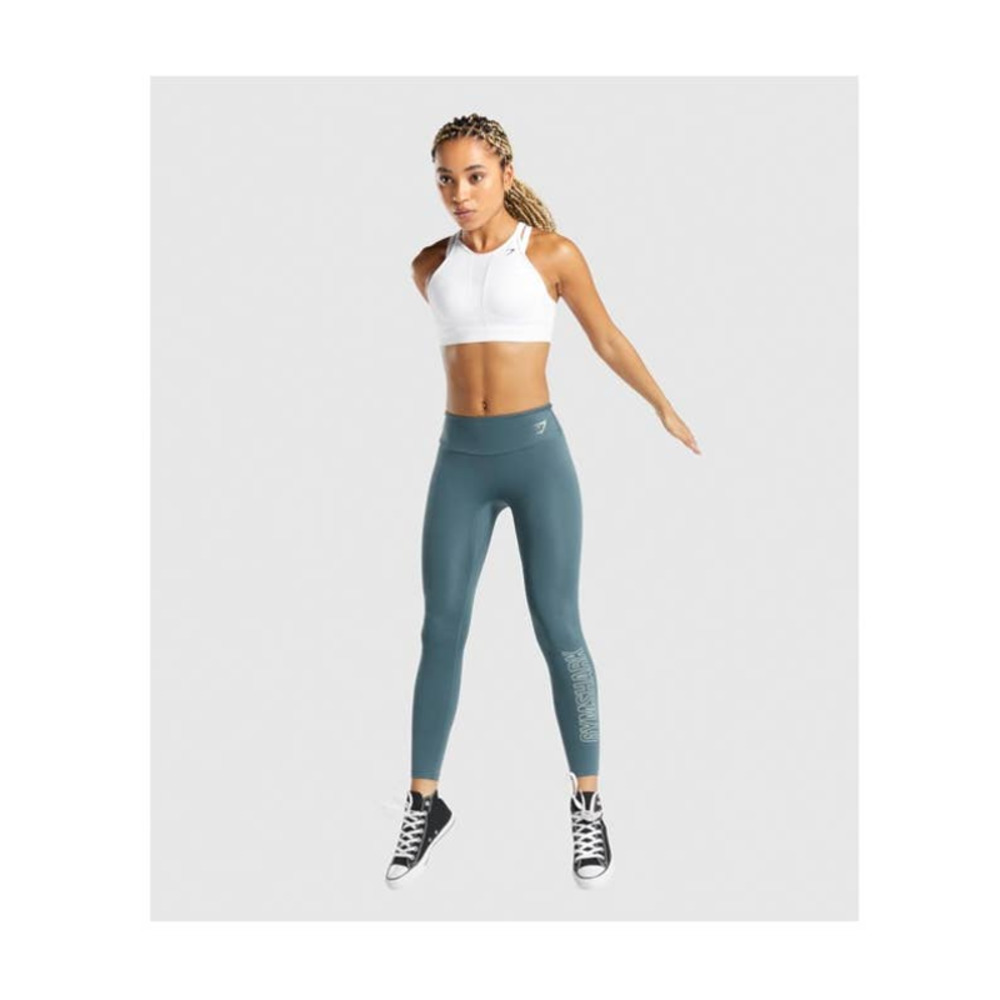 NWT!! Gymshark - Training Graphic Leggings - Teal